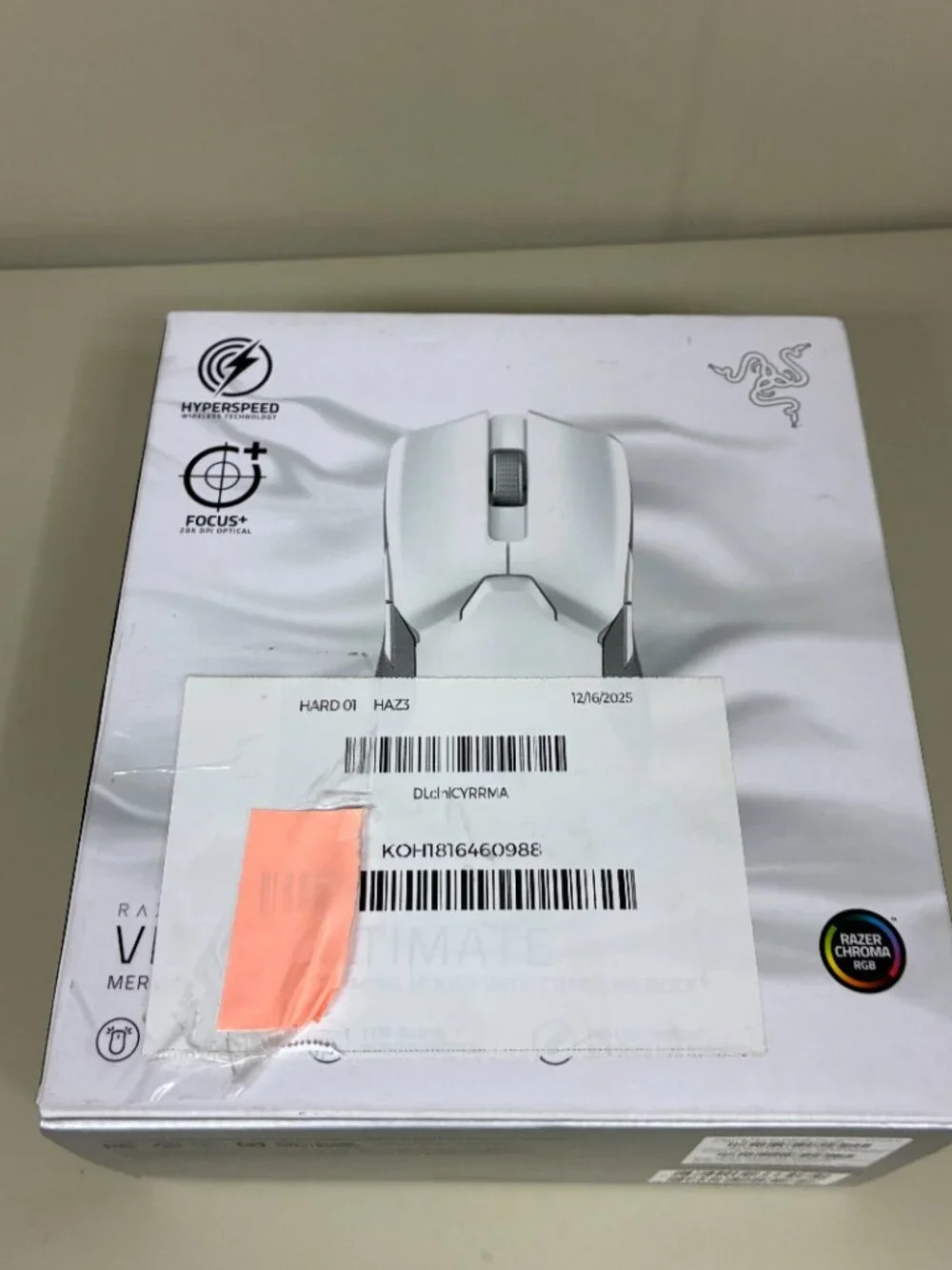 Razer Viper Ultimate Wireless Gaming Mouse White With Dock Only NO CORD OR USB